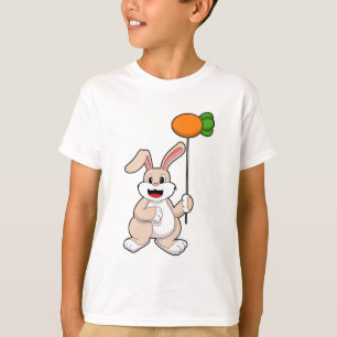 Rabbit with Carrot as Balloon.PNG T-Shirt