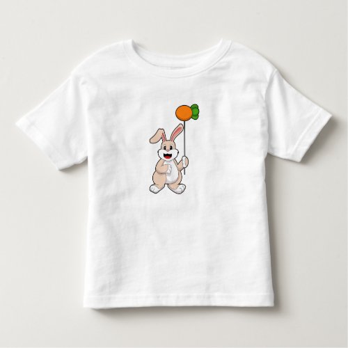 Rabbit with Carrot as BalloonPNG Toddler T_shirt