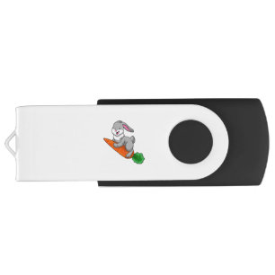 Rabbit with Carrot Flash Drive