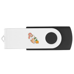 Rabbit with Carrot Flash Drive