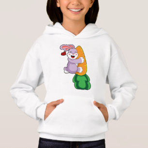 Rabbit with Carrot Hoodie