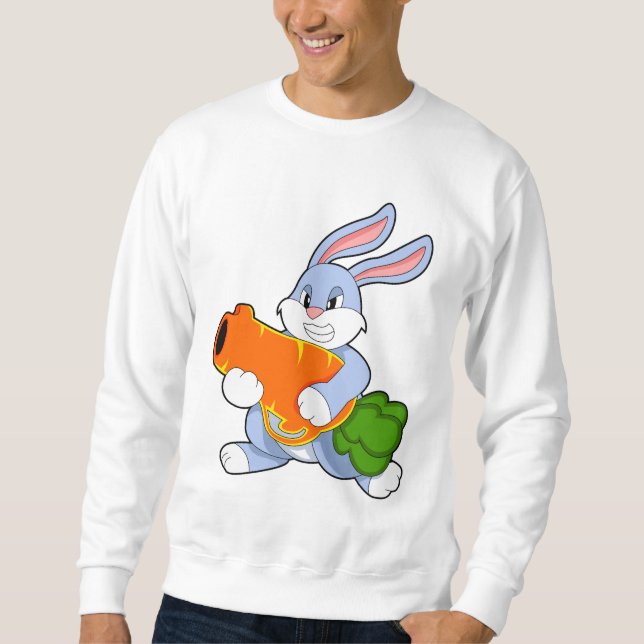 Rabbit with Carrot Sweatshirt (Front)