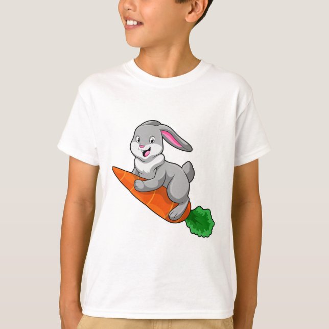 Rabbit with Carrot T-Shirt (Front)