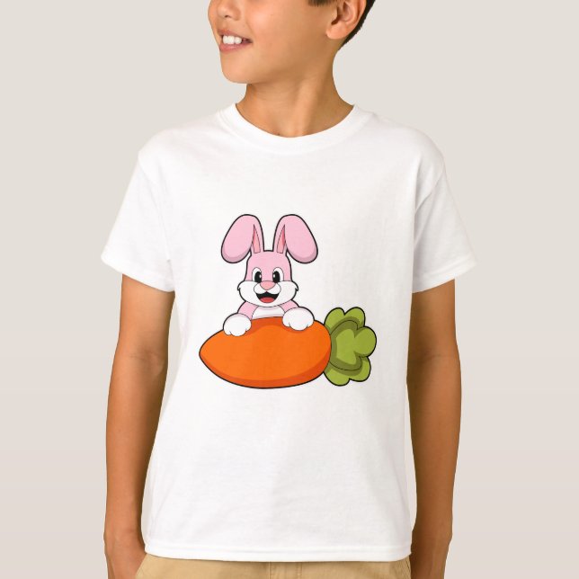Rabbit with Carrot T-Shirt (Front)