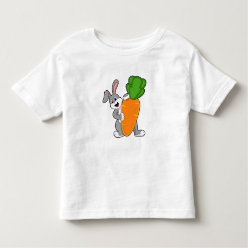 Rabbit with Carrot Toddler T_shirt