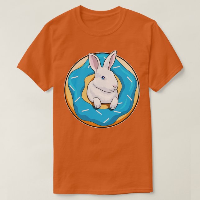 Rabbit with Donut T-Shirt (Design Front)