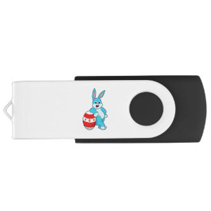 Rabbit with Easter egg Flash Drive