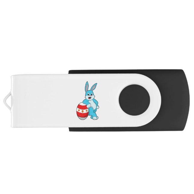 Rabbit with Easter egg Flash Drive (Back)