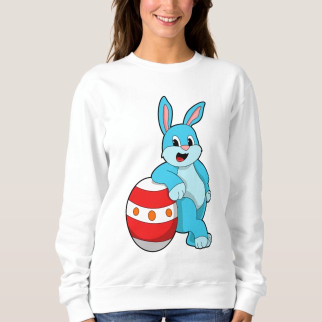 Rabbit with Easter egg Sweatshirt (Front)