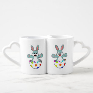 Rabbit with Egg Coffee Mug Set