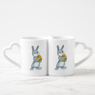 Rabbit with Egg Coffee Mug Set