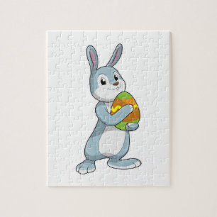 Rabbit with Egg Jigsaw Puzzle