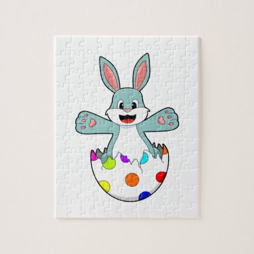 Rabbit with Egg Jigsaw Puzzle