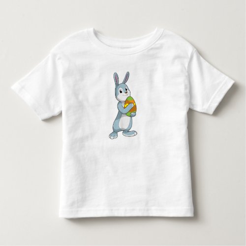 Rabbit with Egg Toddler T_shirt