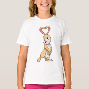 Rabbit with Heart T-Shirt