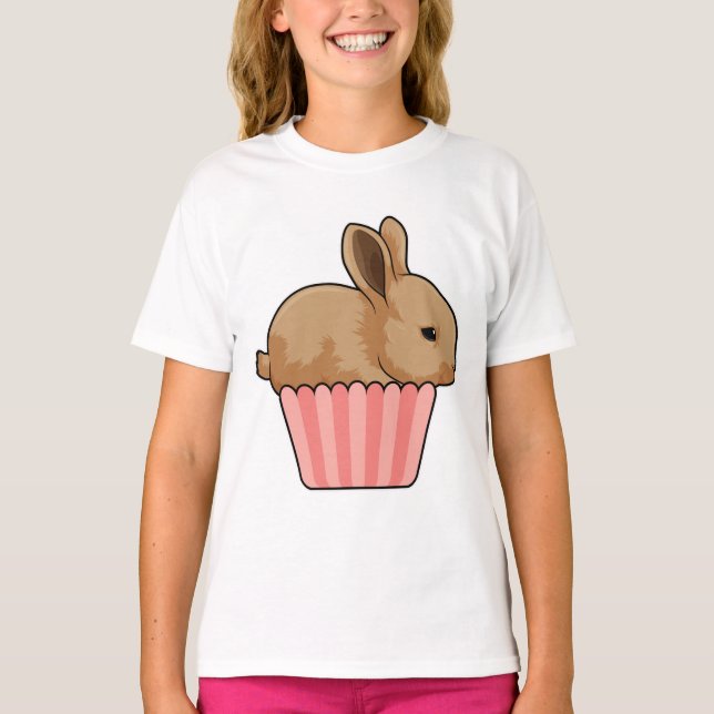 Rabbit with Muffin T-Shirt (Front)