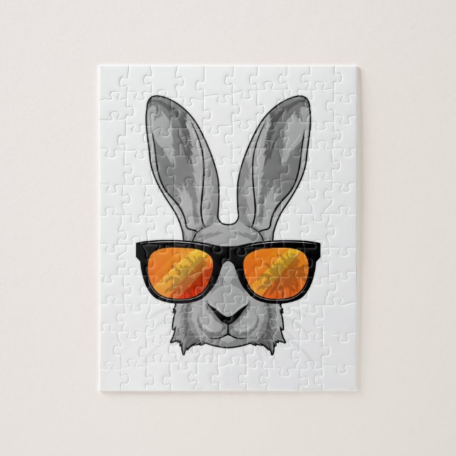 Rabbit with Sunglasses Jigsaw Puzzle (Vertical)