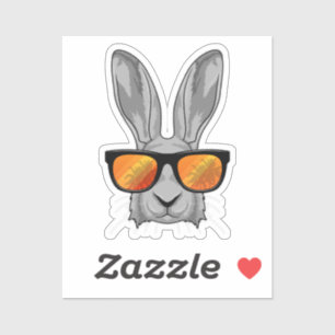 Rabbit with Sunglasses Sticker