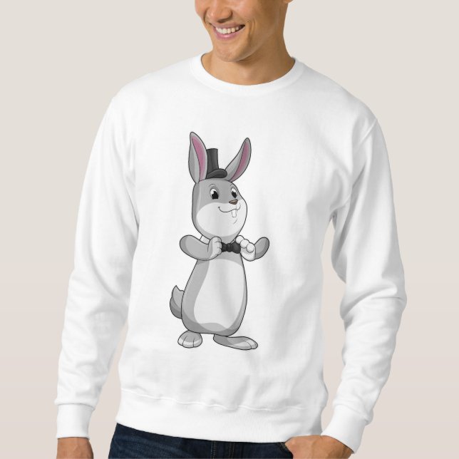 Rabbit with Top hat & Bow tie (Front)