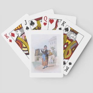 Rabbit Woman, from 'Costume of Great Britain', pub Poker Cards