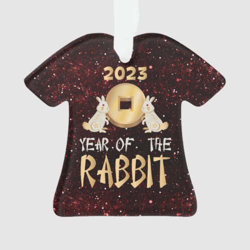 Rabbit Year 2023 Acrylic Ornament