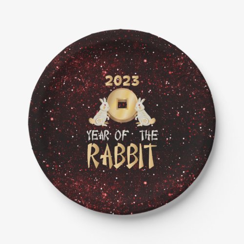 Rabbit Year 2023 Paper Plates