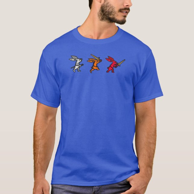 Rabbitrio Kingdom Come Deliverance II friends T-Shirt (Front)