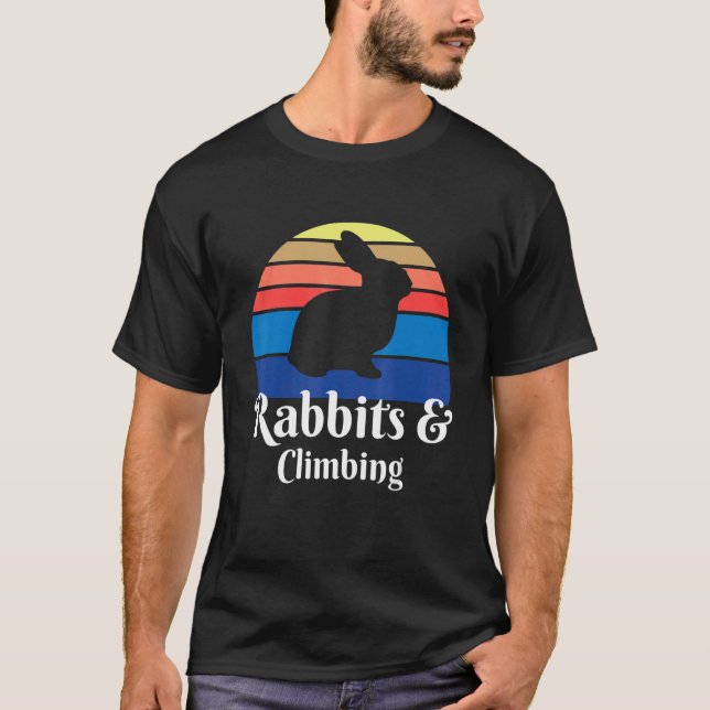 Rabbits And Climbing Climber T-Shirt (Front)
