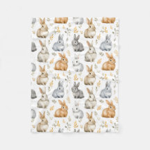 Rabbits And Leaves