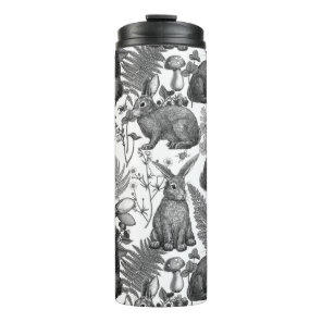 Rabbits and woodland flora 2 Thermal Tumbler