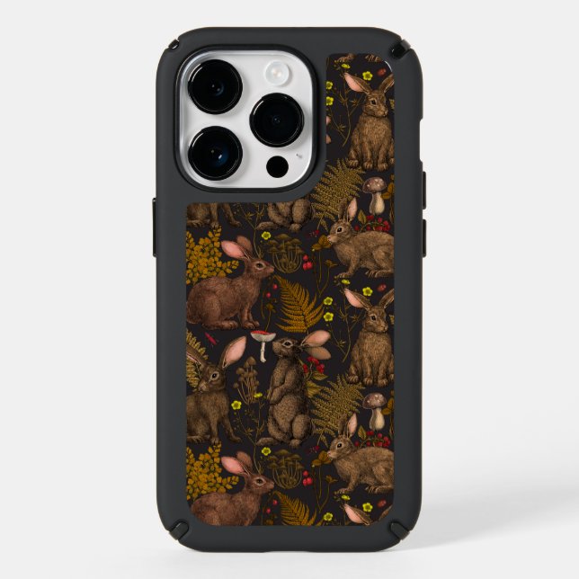 Rabbits and woodland flora Speck Speck iPhone Case (Front)