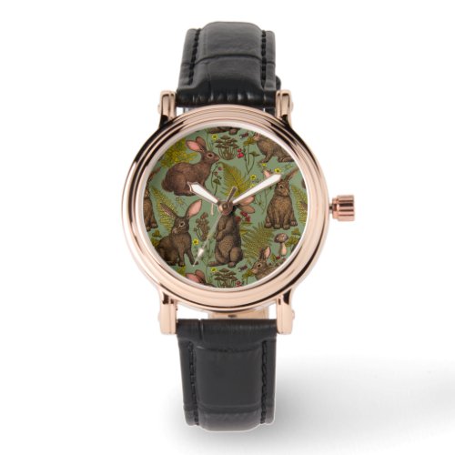 Rabbits and woodland flora Watch