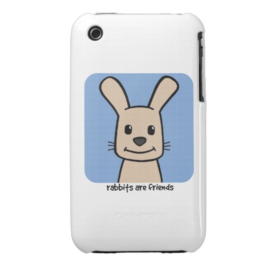 Rabbits Are Friends iPhone 3 Cover