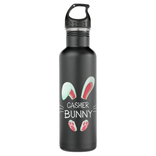 Rabbits Funny Easter Day Costume Matching Cute Cas Stainless Steel Water Bottle