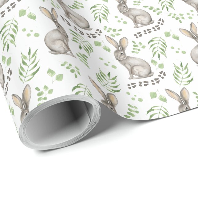 Rabbits Gift Wrapping Paper (Roll Corner)