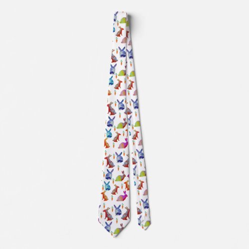 Rabbits Heaven Easter Neck Tie