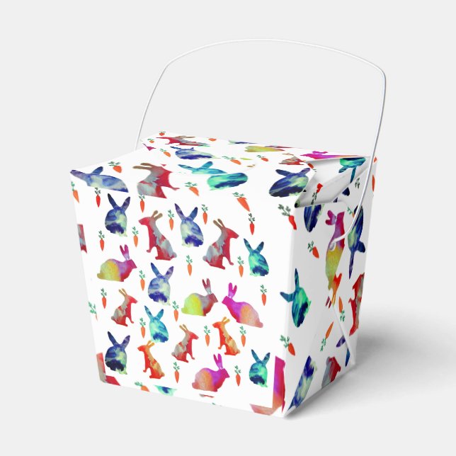 Rabbits Heaven Favor Boxes (Front Side)