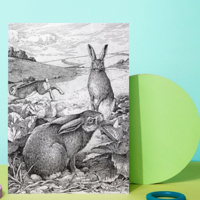 Rabbits Holiday Card (Creator Uploaded)