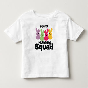"RABBITS HUNTING SQUAD" PERSONALIZED TODDLER T-SHIRT