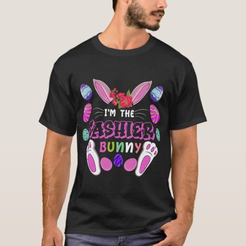 Rabbits Im The Cashier Bunny Easter Rabbit T_Shirt
