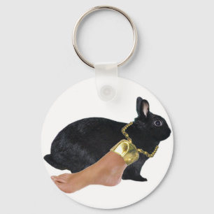 Rabbit's Lucky Human Foot Keychain