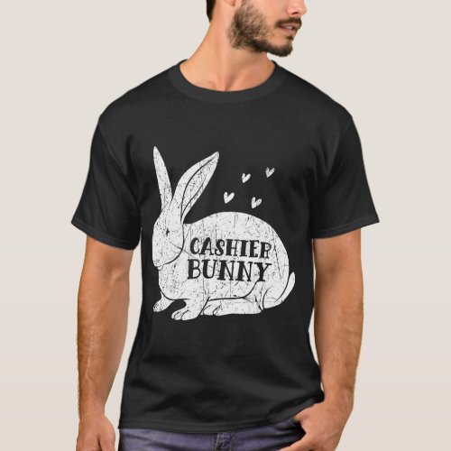 Rabbits Matching Easter Day Costume Vintage Bunny  T_Shirt