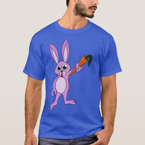 Rabbits mighty carrot T_Shirt
