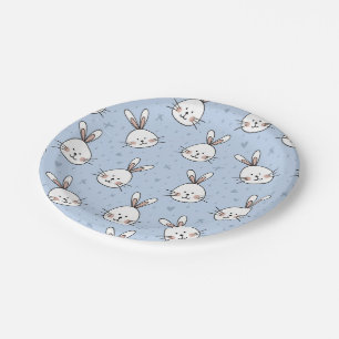 Rabbits Paper Plates