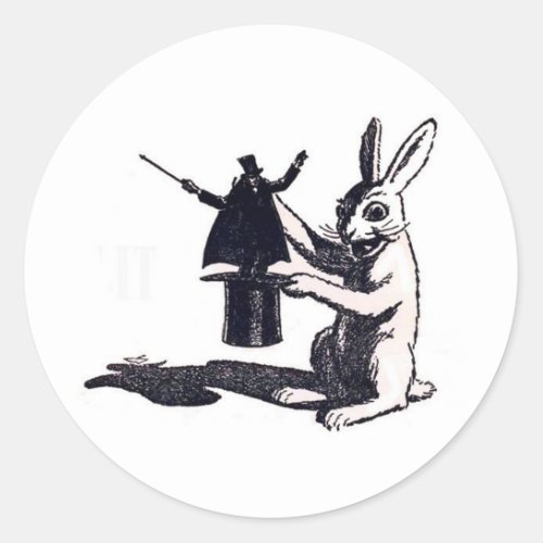 Rabbits Revenge Classic Round Sticker