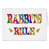 RABBITS RULE (Front Horizontal)