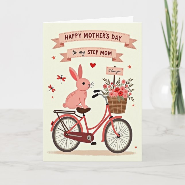 Rabbits Sweet Mothers Day Card (Front)