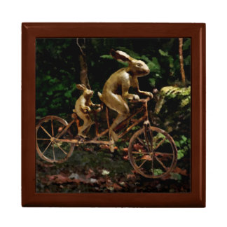 Rabbits Tandem Bicycle Race Gift Box