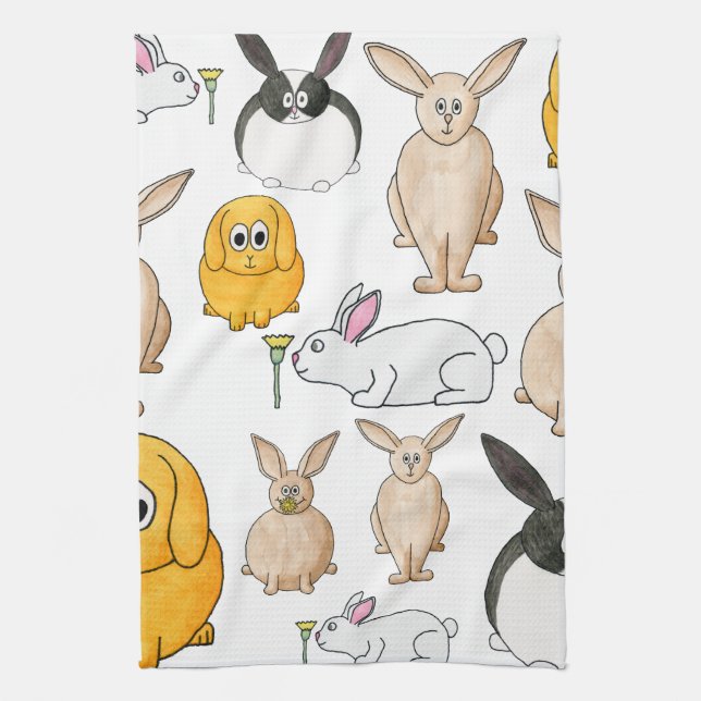 Rabbits. Towel (Vertical)