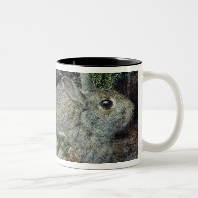 Rabbits Two-Tone Coffee Mug (Right)
